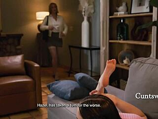 i crave busty nanny ryan keely dominating hazel moore's bratty teen pussy with spanks and squirting orgasms