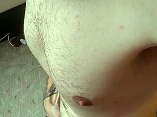 german blonde teases not-fully-hard cock on webcam handjob