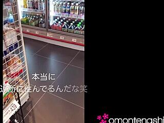 japanese housewife bends over in public toilet for juicy shaved pussy doggystyle pounding