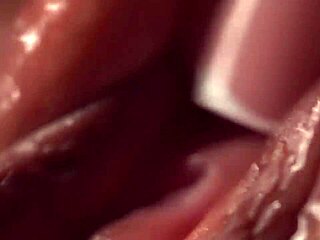 Wife fingers shaved pussy on camera wet!