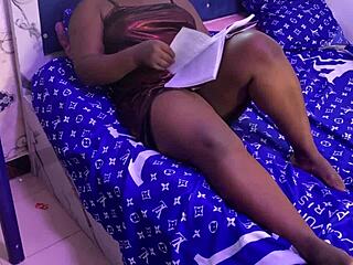 Watch that big cock stretch stepmom's huge ass in every position before creampie explosion in full homemade vid.