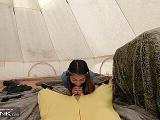 skinny tattooed asian katara bends for aang's monster cock in avatar cosplay vr bang