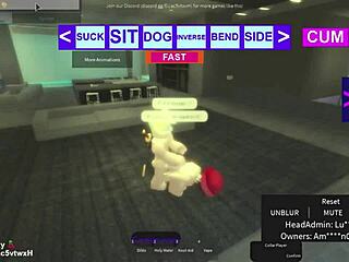that slutty roblox bitch gets her ass pounded so hard in game!