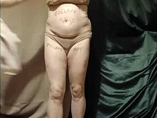 housewife slave flashes and masturbates publicly for humiliation