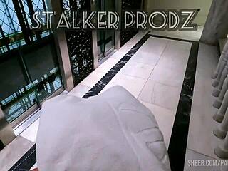 marina gold cums hard from reverse pov shower rough anal gaping and sloppy face fucking