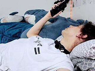 damn i'm so horny today fingering my ass with buttplug spooning sloppy