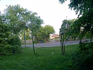 Hot Petite Italian Doll Delivers Risky Public Double Handjob With Big Cocks.