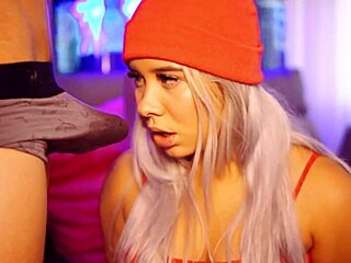 Watch this blonde latina slut suck cock daily till cum floods her mouth?