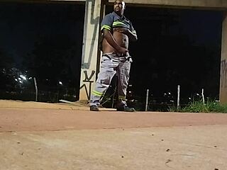 me touching myself out on the street...