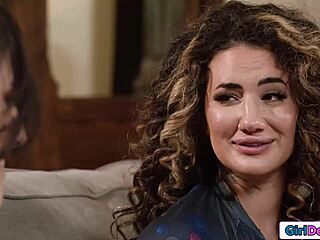 Girlfriend's Big Natural Tits Tempt Me To Suck