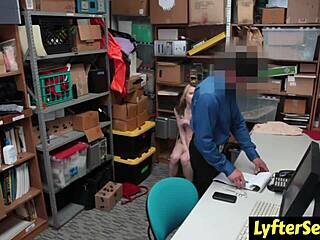 lp officer busts caucasian teen shoplifter then fucks her hard