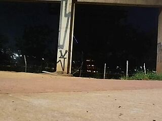 me touching myself out on the street...