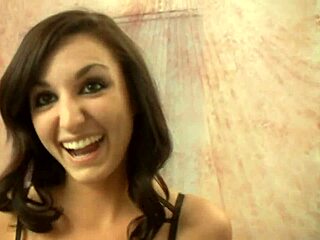 i finally got to cast jenny welch as the sexiest pantyhose model with those pretty brown eyes.