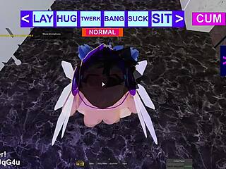 innocent ro-thot gets fucked hard after sucking roblox