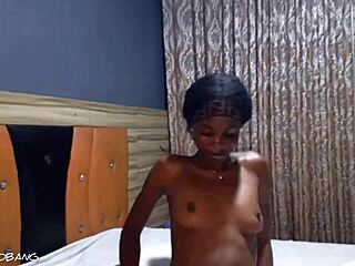 Betty's First Casting Shows Off Narrow Ebony Ass Body Tattoo