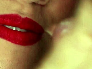 Cum Explodes on Her Smiling Face!