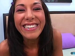 Nasty Skinny Isabella Drilled Rough On Bed By Lucky Stud!