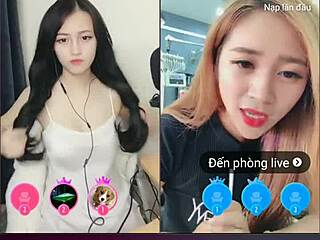 wanna watch two cute korean asian girls tease on sexy webcam livestream?