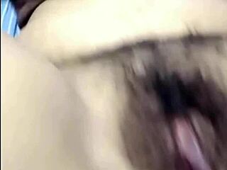 hairy pussy saggy tits solo masturbation closeup video call