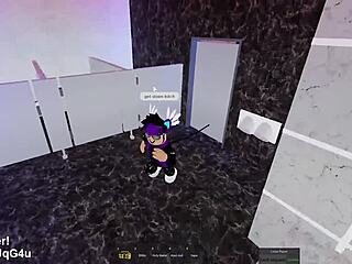 innocent ro-thot gets fucked hard after sucking roblox