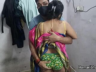 Desi Indian Bhabhi In Pink Silk Saree Gets Hardcore Fucked By Hubby On Wedding Night!