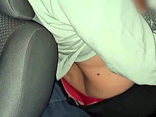 brazilian slut hooks up with black bull at bar then fucks him in car while cuck drives