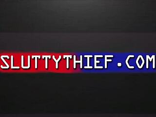 Think you can fuck us both to dodge jail, officer? We're your rough milf teen thieves