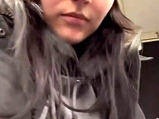 She edges herself outdoors in public, chasing that rush of almost getting caught as a risky thrill.