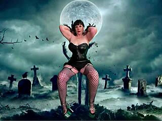 gilf carmen angel rides cock for double cum in hardcore massage