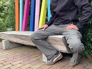 Best way to make my son in law cum is fat milf pussy outdoors.