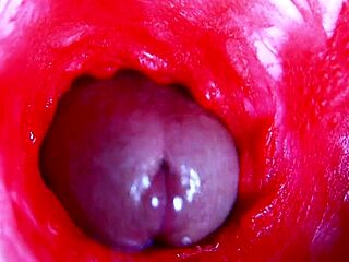 extreme close-up dives inside her wet pregnant pussy