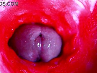 extreme close-up dives inside her wet pregnant pussy