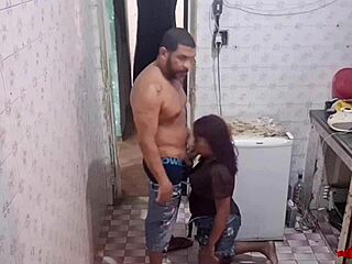 Fucking Latina Maid's Tight Ass Anally Amateur Style Deep And Raw