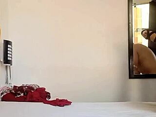 Stepdad watches me change then rams cock in shaved pussy