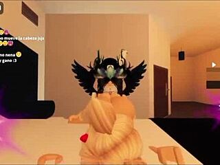 latina futanari bitch ass fucked in roblox condos