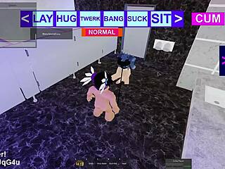 innocent ro-thot gets fucked hard after sucking roblox