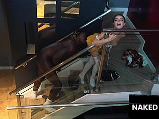 star athlete breaks rules banging cheerleader in bedroom