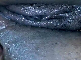 couple's shower turns into ebony double facial cumshot lick fest