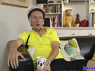 English MILF takes doggystyle pounding to mouth cum finish