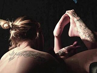 blindfold tease balls lick suck milk big cock then pussy eat pawg anal dildo?