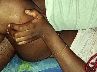 ⭐missionary sex with deep penetration into her juicy tight wet black pussy making her scream!