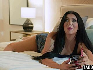 Bisex milf wife lures teen holly day to taboo fuck