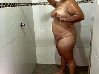 hidden cam catches neighbor bathing touching herself hot