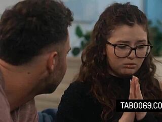 stepfamily foursome heats up with leana lovings bunny madison riding hard