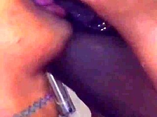 couple's shower turns into ebony double facial cumshot lick fest