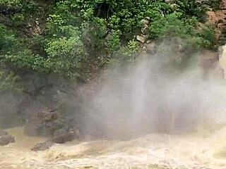mysterious waterfall anal pounding hides wild secrets