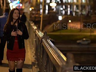 Blackedraw Brunette Flirts to BBC Deepthroat Doggy Without Boyfriend