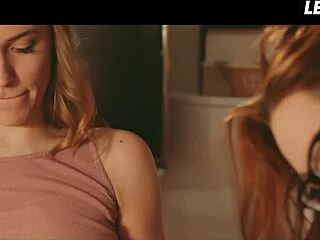 aislin teases foxy sanie: wanna play with my pussy like a girl knows?