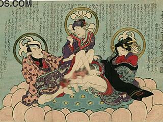 shunga erotic art unfolds in this intense compilation of scenes