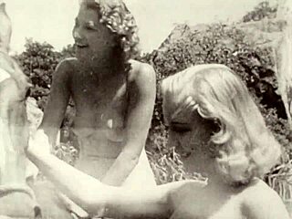 Vintage Taboo Doggystyle Fills Hairy Beaver Outdoors